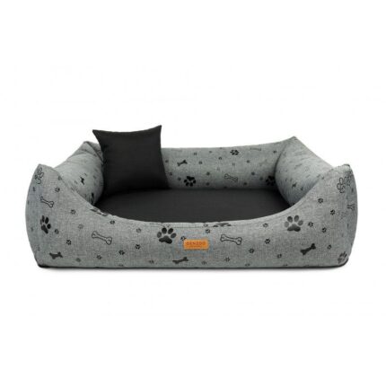 legowisko dla psa z poduchą BLACK-FOOT front
